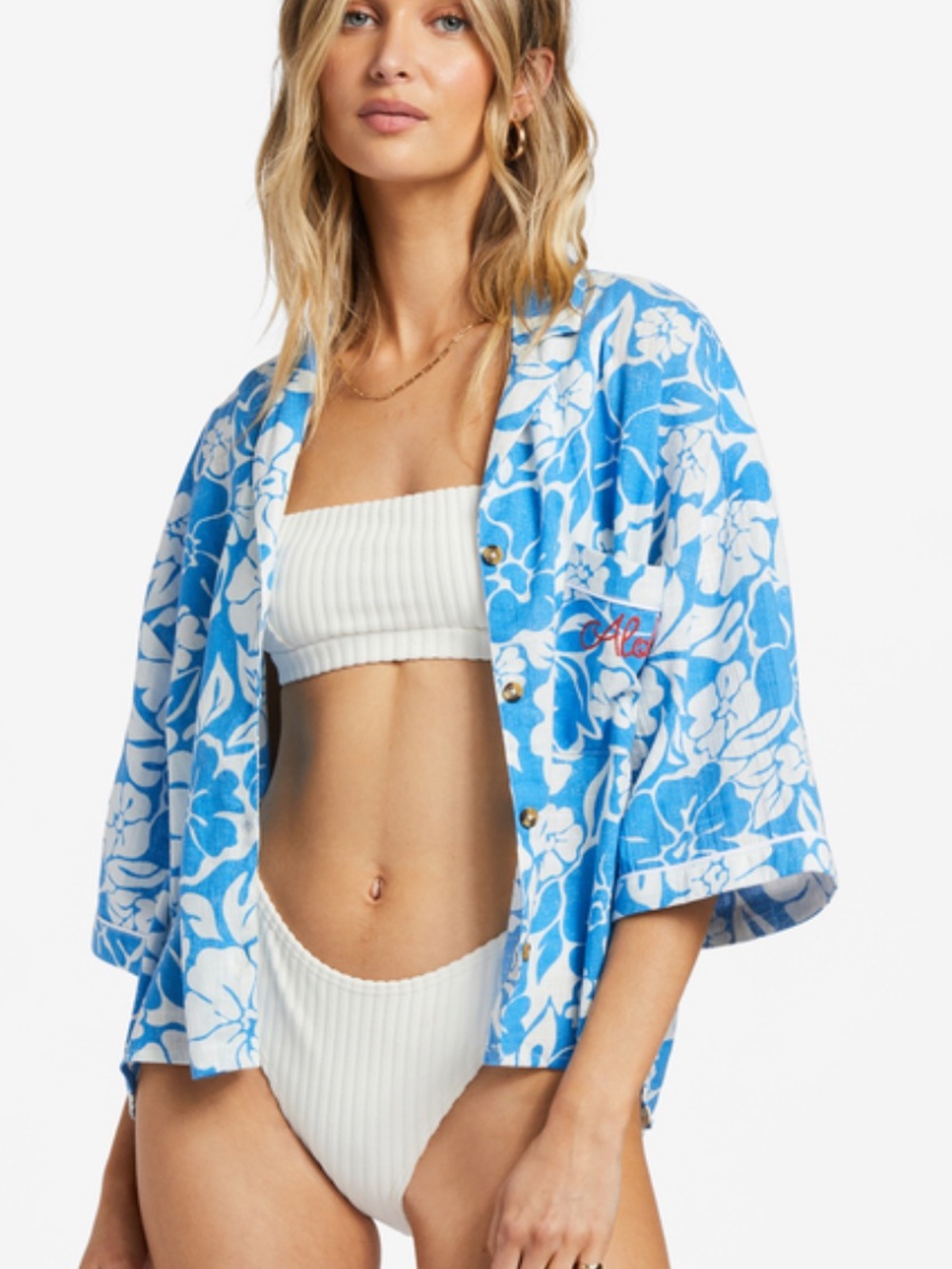 Billabong All Good Blue Hawaiian Shirt